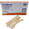 Bajalenguas de madera Cranberry