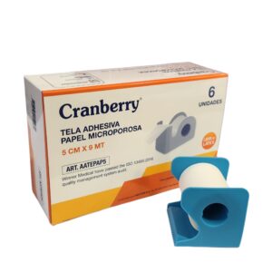 Tela adhesiva papel microporosa Cranberry