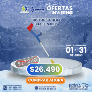 Bastón codera fija fun kids 