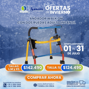 Andador Walk On con dos ruedas adulto/infantil