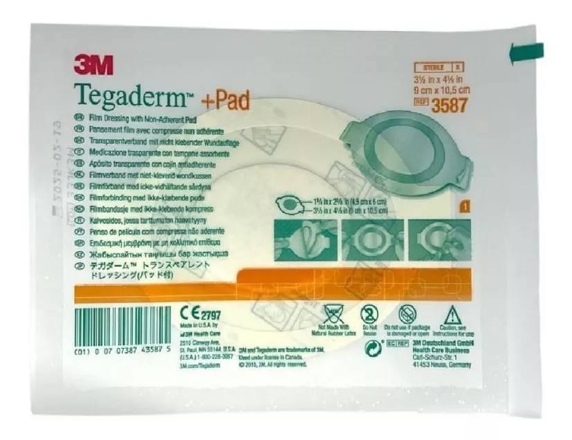 Tegaderm +Pad 9cm x 10.5cm caja x25un