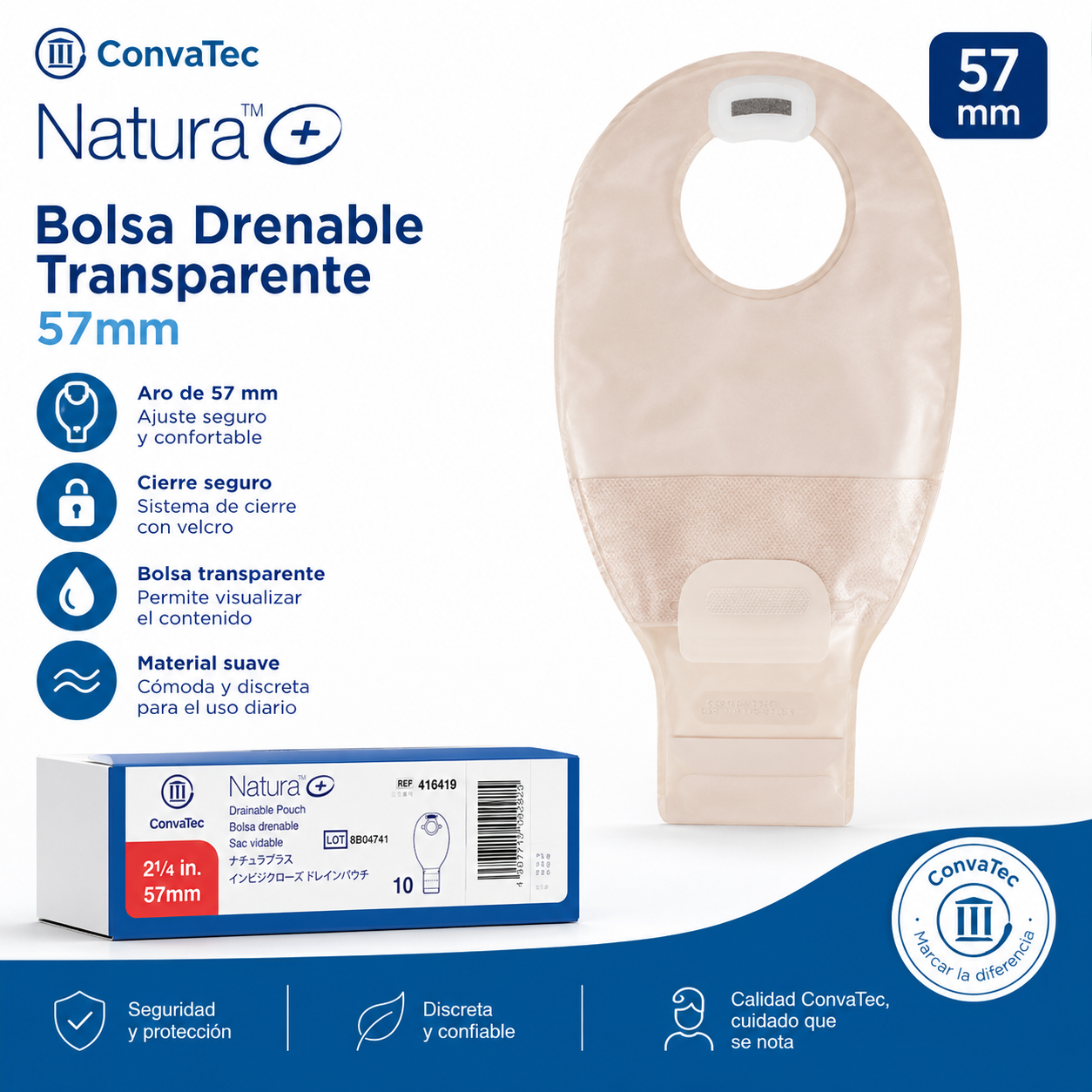 Descuento de hasta 30% Natura transparente 57mm 416419
