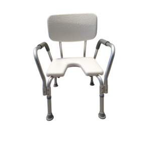 Silla de ducha con respaldo y reposabrazo BA393