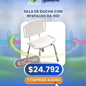 Silla de ducha con respaldo BA 302