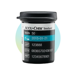 Tiras reactivas accuchek instant 50 unid