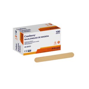 Bajalengua de madera Cranberry