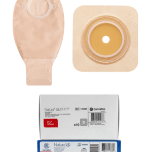 Pack 10 bolsas y 10 placas ostomía Natura 57 mm Convatec