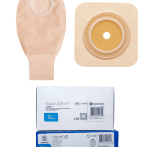 Pack 10 bolsas y 10 placas ostomía Natura 70 mm Convatec