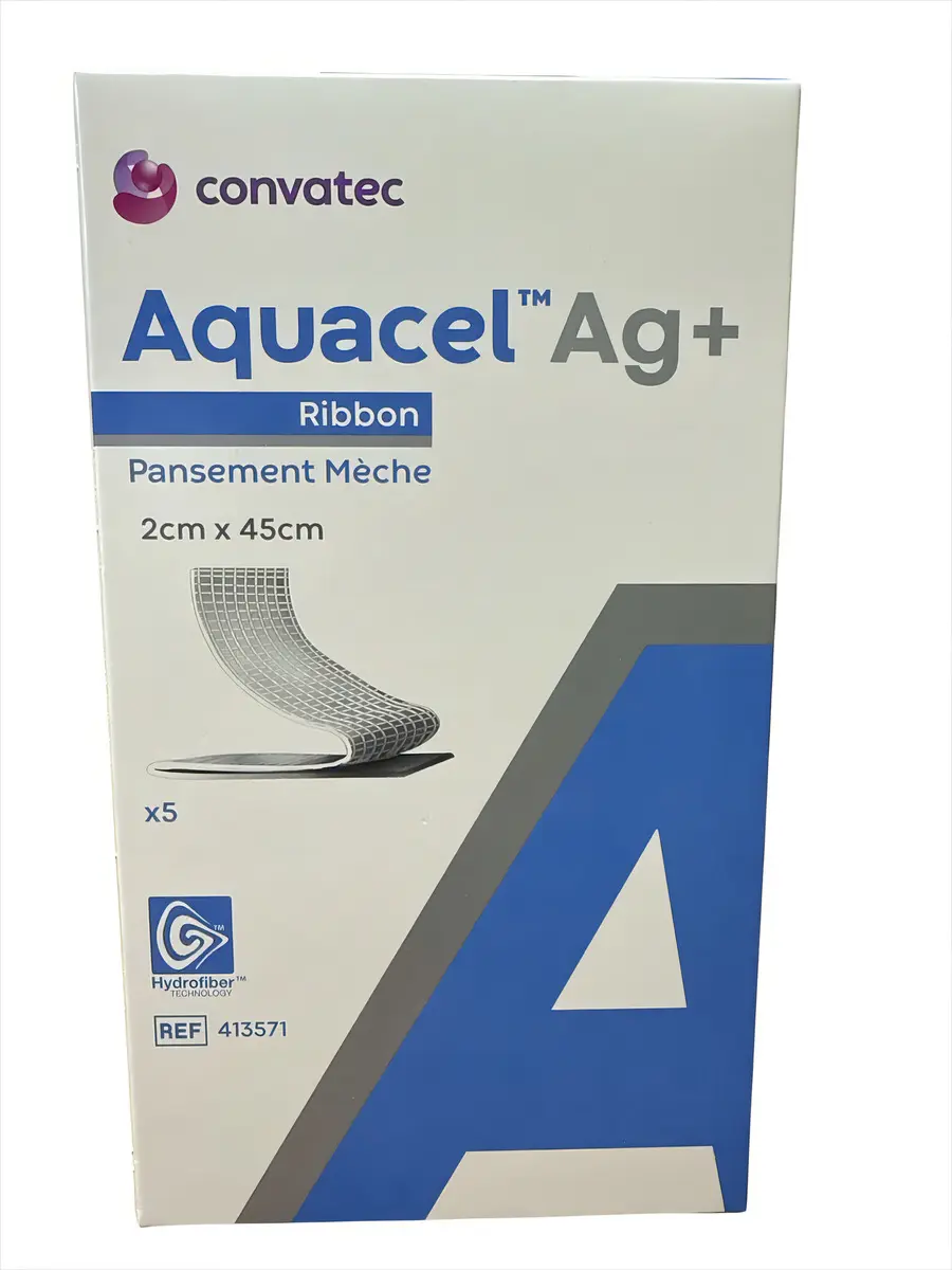 Aquacel Ag+ Extra mecha 2 x 45 cm Convatec 413571